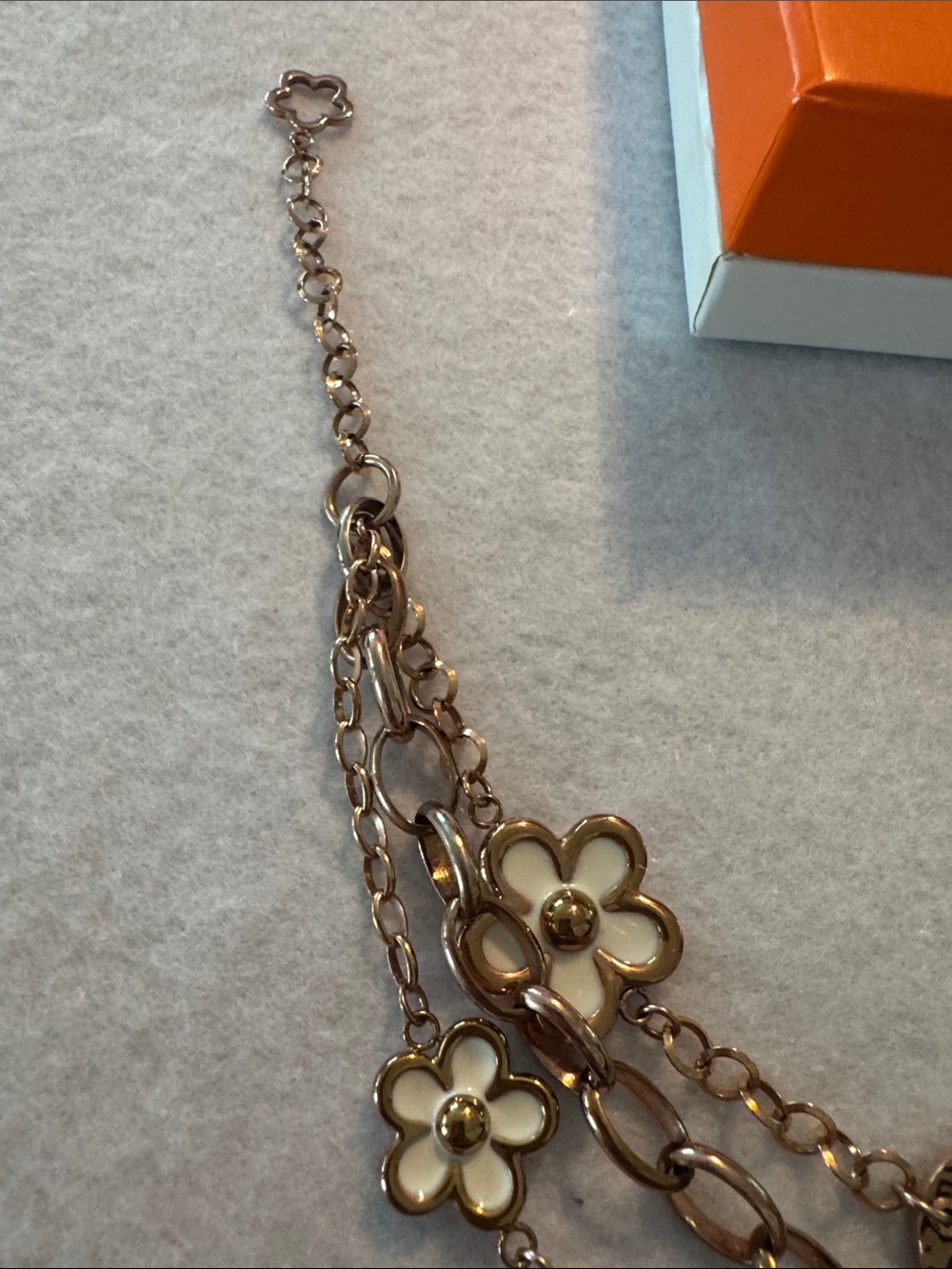 Folli Follie Rose Gold Multi-Strand Floral Necklace - Picture 2 of 10